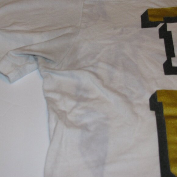 True Religion Mens XL Graphic Tee Crewneck SS T-Shirt Buddha Distressed Beat up - Picture 4 of 8